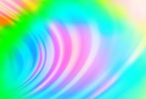 Light Multicolor, Rainbow vector background with curved circles.