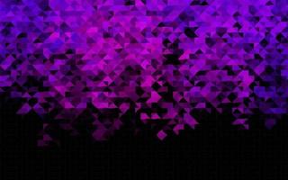diseño de vector púrpura oscuro con líneas, triángulos.