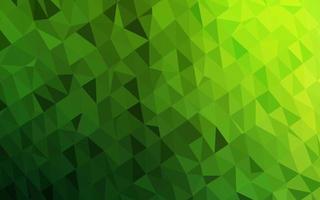 Light Green vector polygon abstract background.