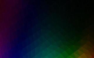 Dark Multicolor, Rainbow vector blurry triangle texture.