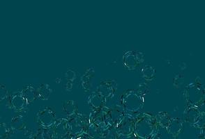 Light Blue, Green vector background with bubbles.