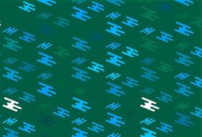 Light Blue, Green vector template with repeated sticks.