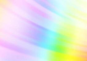 Plantilla de vector de arco iris multicolor claro con palos repetidos.