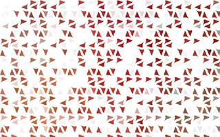 Light Green, Red vector backdrop with lines, triangles.