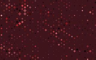 Light Green, Red vector template with sky stars.