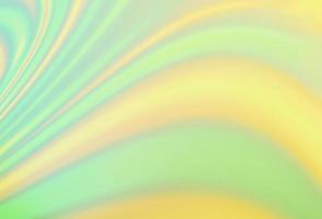 Light Green, Yellow vector background with bent lines.