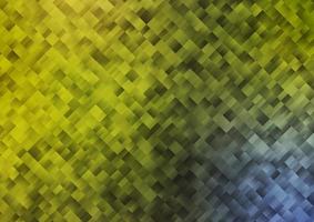 Light Green, Yellow vector backdrop with rectangles, squares.