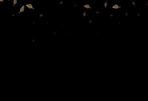 Dark Yellow, Orange vector sketch background.