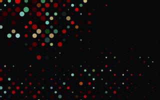 Light Green, Red vector background with bubbles.