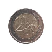 Two Euro coin photo