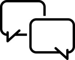 Line icon for chatting vector