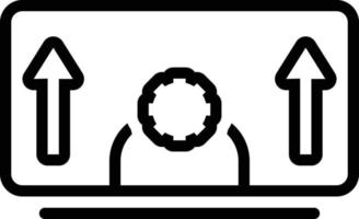 Line icon for personal development vector