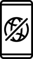 Line icon for offline vector