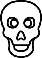 Line icon for skeleton vector