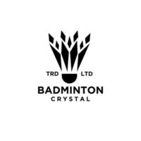 premium Badminton Shuttlecock vector icon design