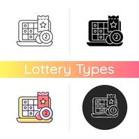 iLottery vector icon