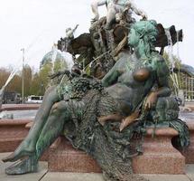 Neptunbrunnen fountain in Berlin photo