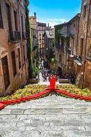 Flower Festival in Girona Temps de Flors, Spain. 2018 photo