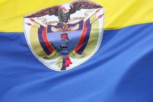 The Colombian flag photo