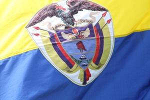 The Colombian flag photo