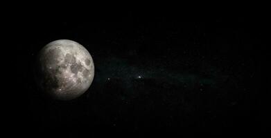 Fondo de luna llena, elementos de esta imagen proporcionada por la nasa. foto
