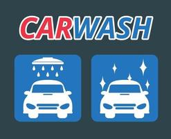 Car wash icons,  vector design