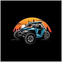 adventure off road atv utv buggy isolated vector