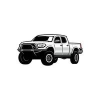 pick up truck isolated vector