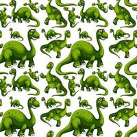 Seamless pattern with fantasy dinosaurs cartoon vector