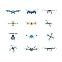 drone logo images illustration vector