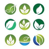 Ecology logo images illustration vector