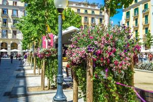 Flower Festival in Girona Temps de Flors, Spain. 2018 photo