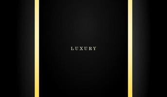 Luxury Black Vertical Center Golden Lines Background vector