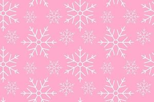 Abstract Snowflake Seamless Pattern Design vector