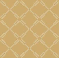 Geometric line minimal flowers gold luxury color seamless pattern vector