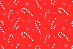 Christmas Candy Seamless Pattern Design vector