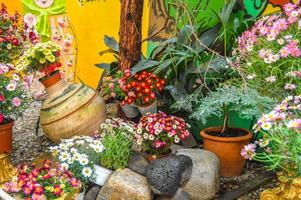 Flower Festival in Girona Temps de Flors, Spain. 2018 photo