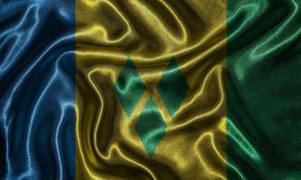 Wallpaper by Saint Vincent and Grenadines flag and waving flag. photo