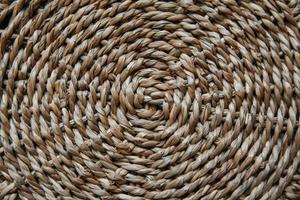 Structure and background of a wicker basket photo