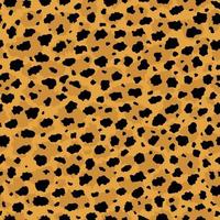 Cheetah skin seamless background texture pattern vector