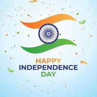 Independence Day India Abstract Artwork vector