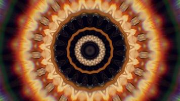 clip de video de caleidoscopio de patrón abstracto 4k