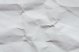 White background and wallpaper by crumpled paper texture. photo