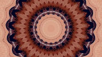 Fondo de sueño circular fractal para meditación video