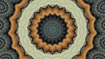 Fractal circular dream background for meditation video