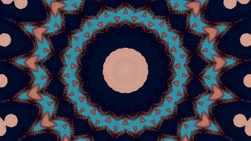 fractal cirkelvormige droomachtergrond voor meditatie video