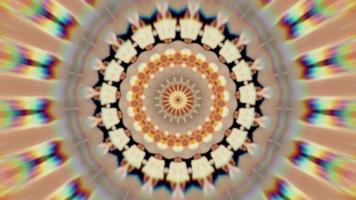 fraktaler kreisförmiger Traumhintergrund für Meditation video
