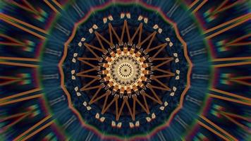 Futuristic abstract kaleidoscope background video