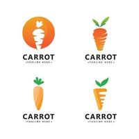 Carrot Logo Icon Vector Design Template