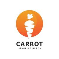 Carrot Logo Icon Vector Design Template